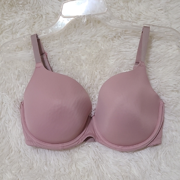 PINK VICTORIA'S SECRET Chic Mauve Underwire Bra - Size 36DD - Picture 1 of 11